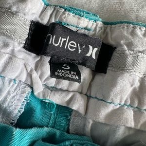 Junior 5 Hurley Teal Blue Shorts